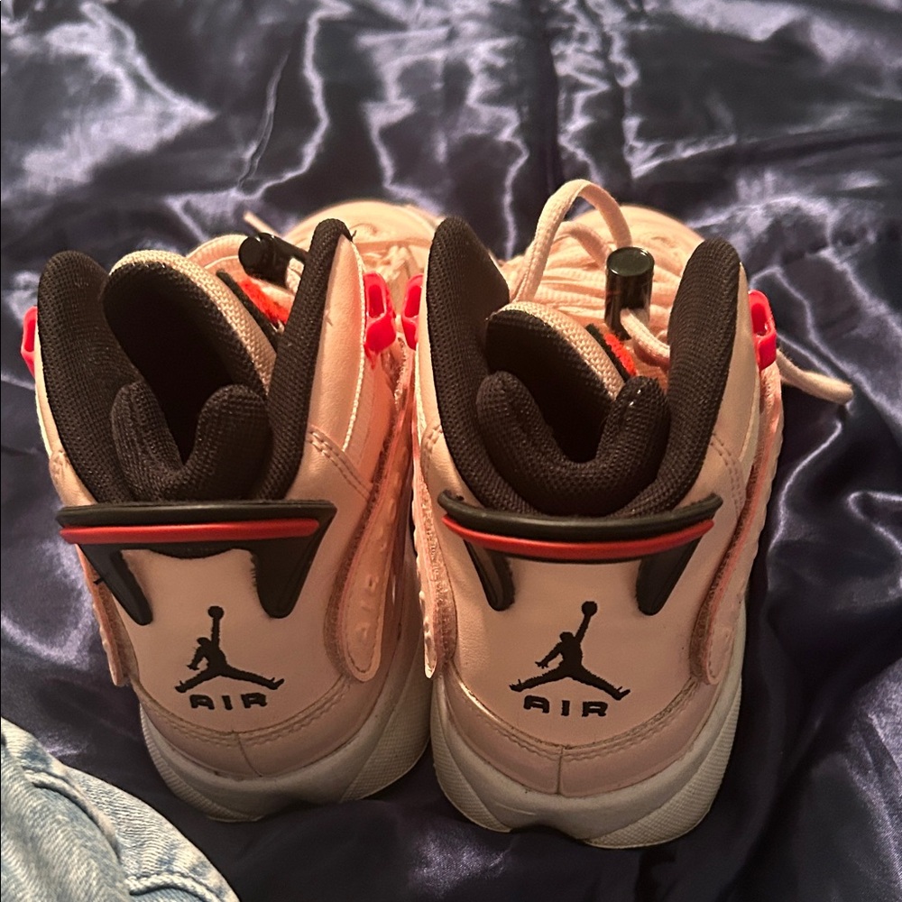 Jordan Women's Sneakers in Pink and Black